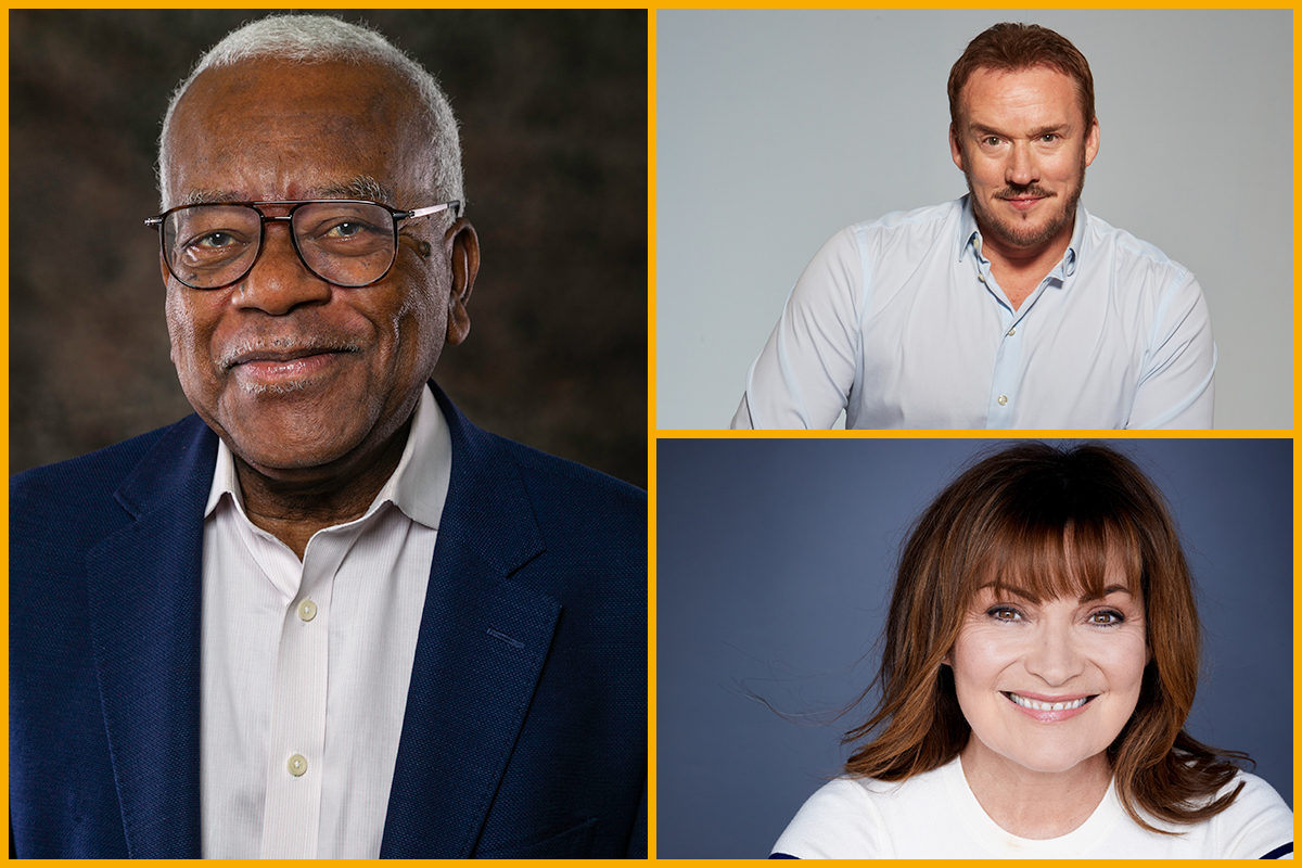 Trevor McDonald, Russell Watson, Lorraine Kelly